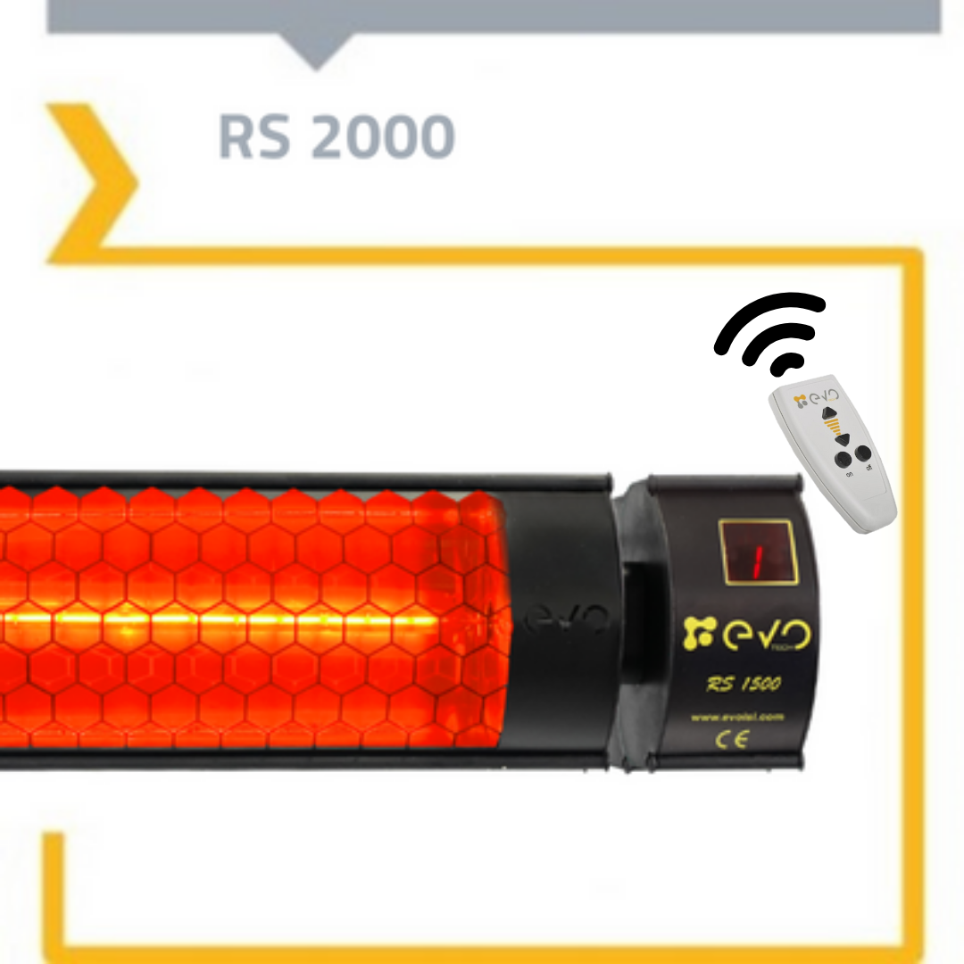 Evo RS 2000 İnfrared Isıtıcı (Kumandalı)