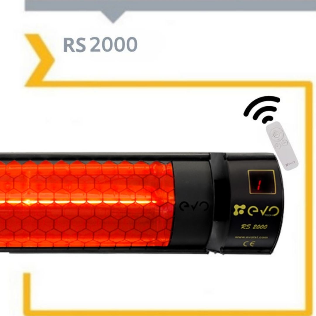 Evo RS 2000 Dış Mekan İnfrared Isıtıcı (Kumandalı)